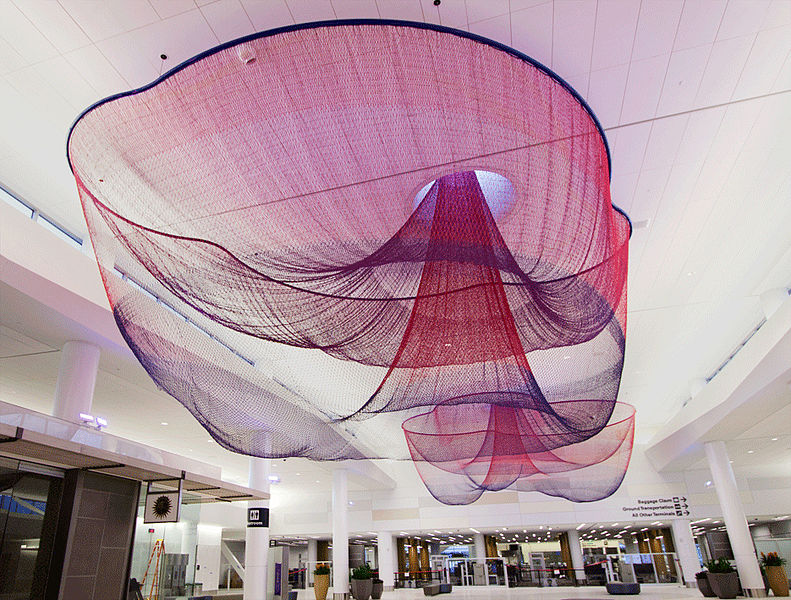 Every Beating Second by Janet Echelman