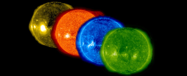 LLNL NASA SDO Sun shots