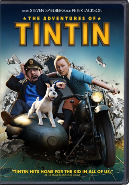 "The adventures of Tintin" movie poster