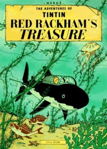 "Red Rackham's treasure" cover