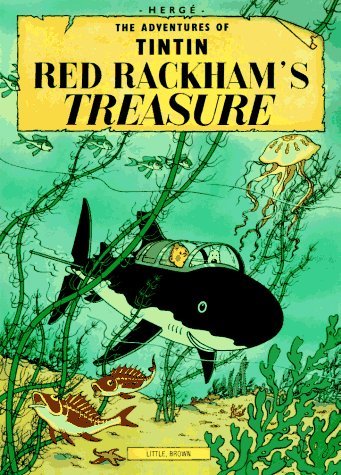 "Red Rackham's treasure"  cover