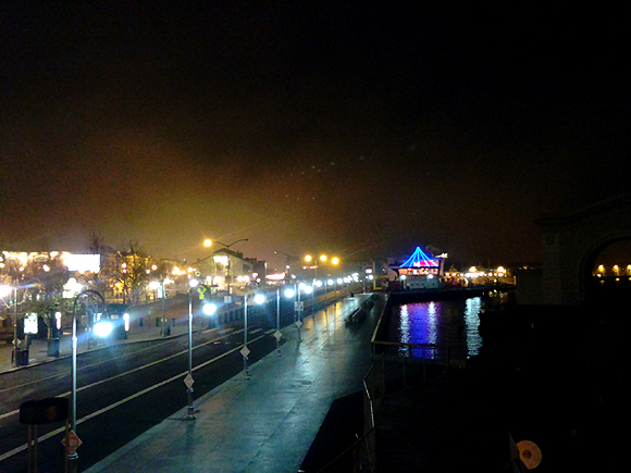 Fisherman's Wharf after dark