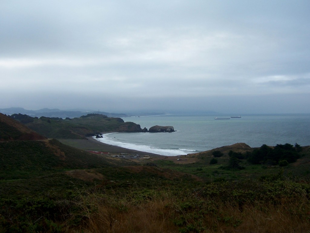 Looking back at Rodeo Beach by Lastech