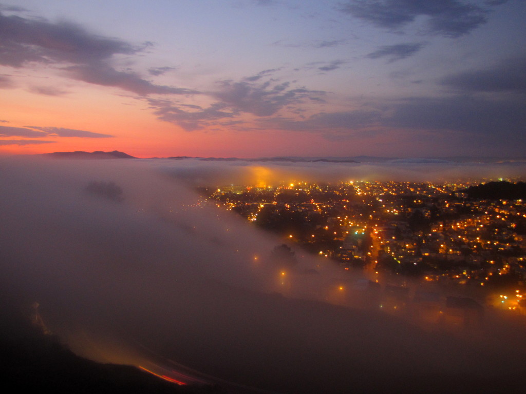 Twin Peaks sunset