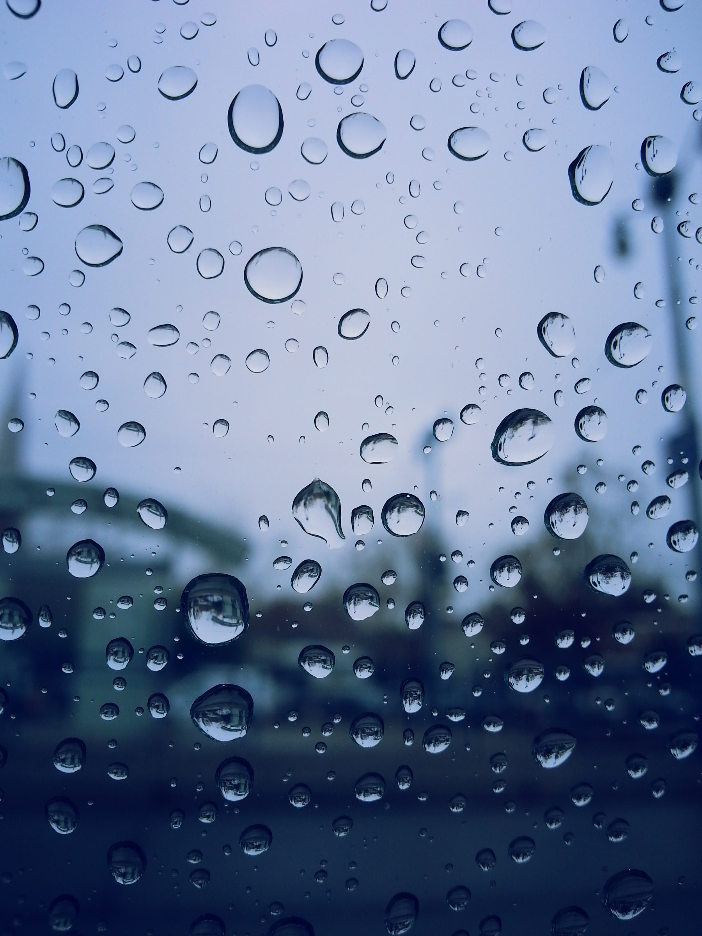 Rain on glass